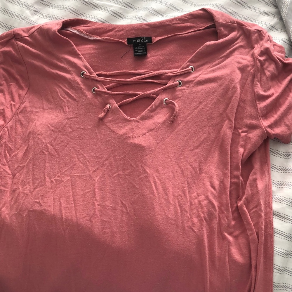 Rue 21 cross front T-shirt